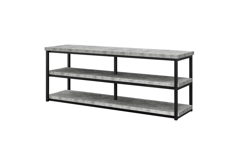 Tv-benk Ashlar 160x41,9 cm Lysegrå - Dorel Home - TV benk & mediabenk