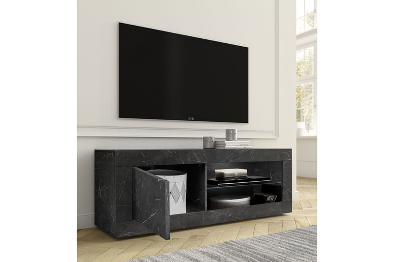 Tv-Benk Astal 140 cm Svart - Lc Spa - TV benk & mediabenk