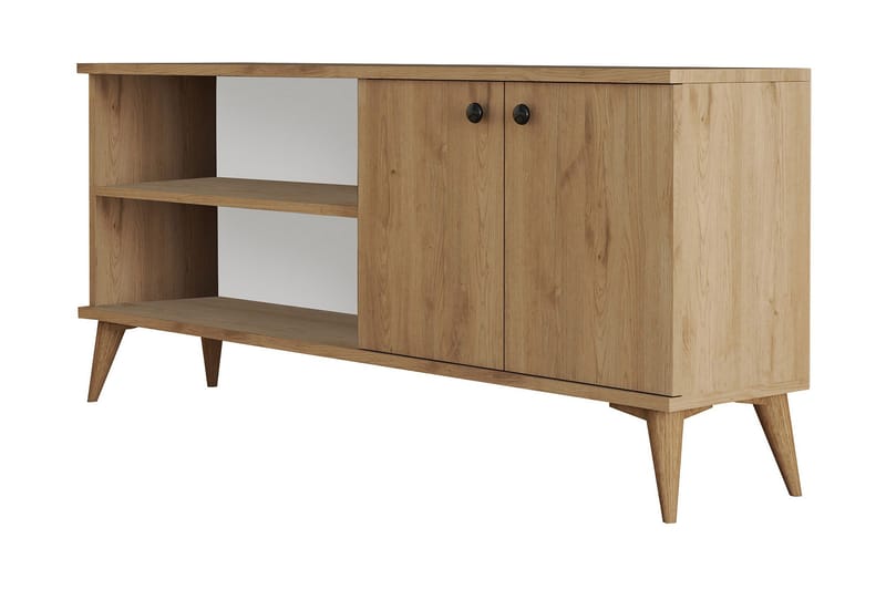 TV-benk Barler 138 cm - Natur - Møbler - TV- & Mediamøbler - TV benk & mediabenk