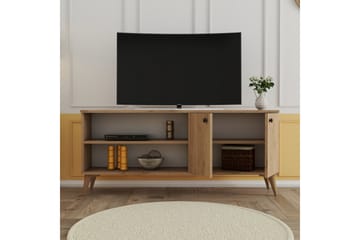 TV-benk Barler 138 cm - Natur - Møbler - TV- & Mediamøbler - TV benk & mediabenk