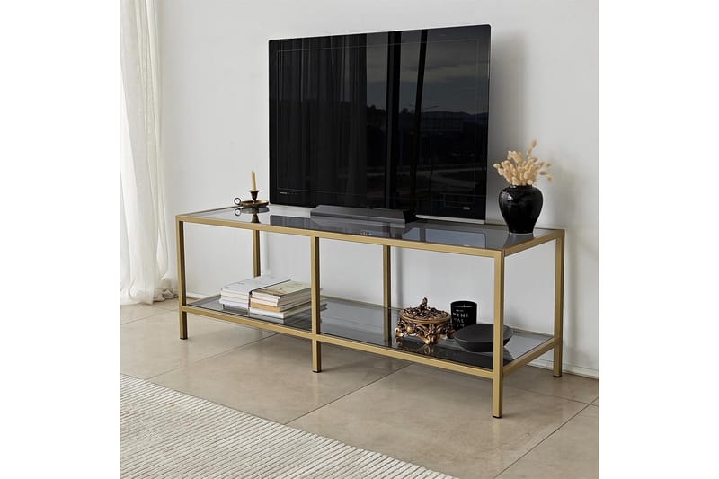 TV-benk Basico 130 cm - Gull - TV benk & mediabenk