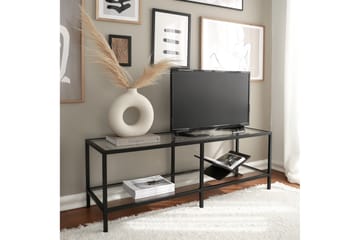 TV-benk Basico 130 cm - Svart - Møbler - TV- & Mediamøbler - TV benk & mediabenk