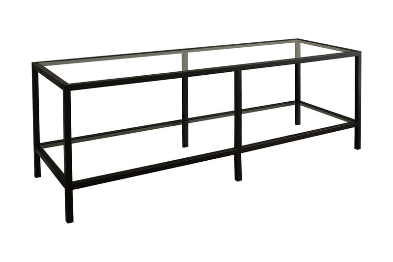 TV-benk Basico 130 cm - Svart - TV benk & mediabenk