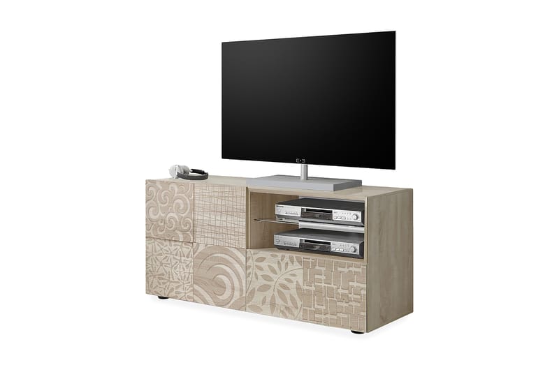 TV-benk Bayoner 122 cm - Brun - TV benk & mediabenk