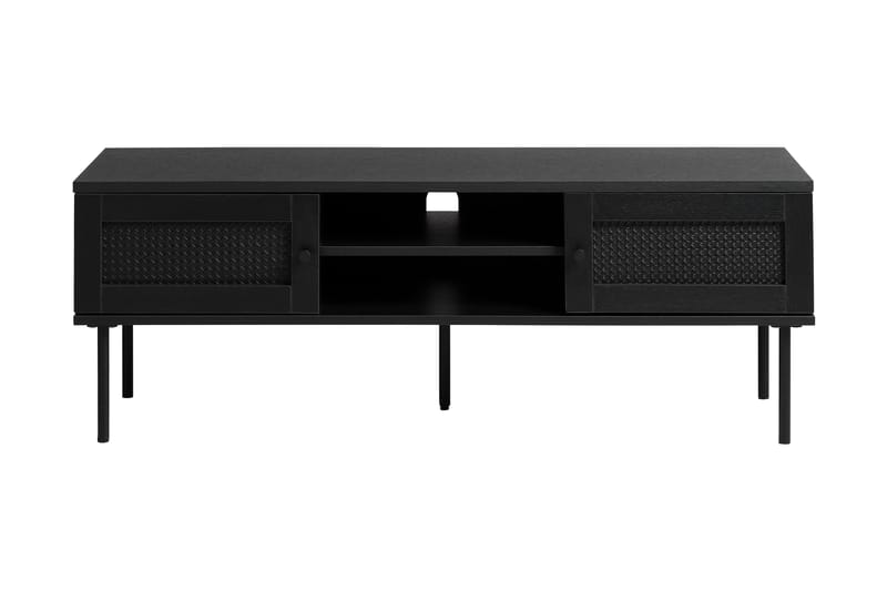 Tv-benk Benzem 120 cm - Svart - TV benk & mediabenk