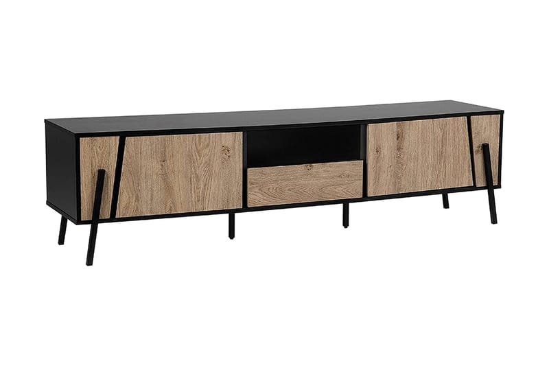 TV-benk Blackpool 40 x 177 cm - Tre | Natur - TV benk & mediabenk