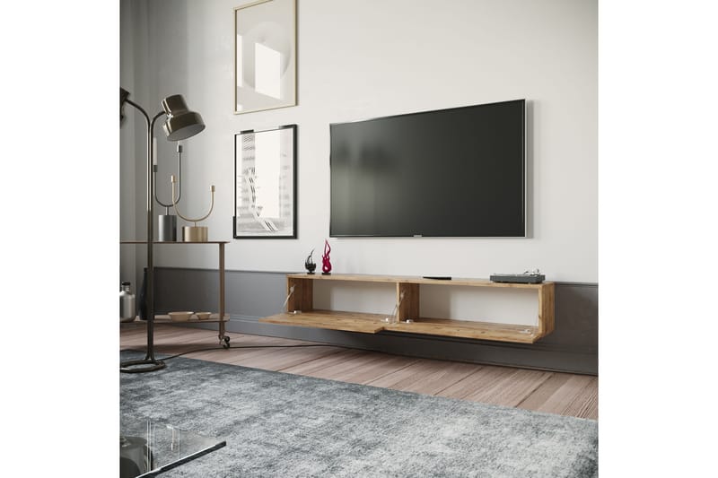 TV-benk Calrin 180 cm - Natur - Møbler - TV- & Mediamøbler - TV benk & mediabenk