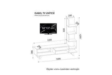 TV-benk Crebb 149 cm - Møbler - TV- & Mediamøbler - TV benk & mediabenk