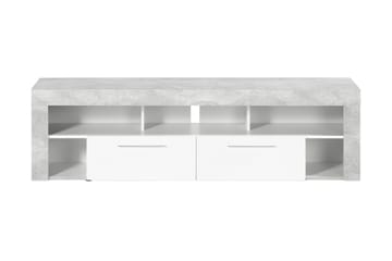 TV-benk Eriza 180 cm - Hvit|Betong - Møbler - TV- & Mediamøbler - TV benk & mediabenk