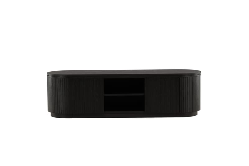 Tv-benk Fjällbacka 160x48 cm Svart - TV benk & mediabenk