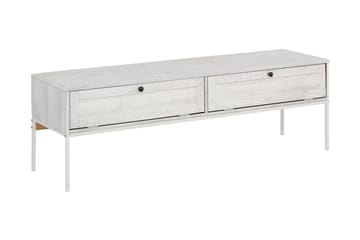 TV-benk Franja 140 cm - Beige|Hvit - Møbler - TV- & Mediamøbler - TV benk & mediabenk