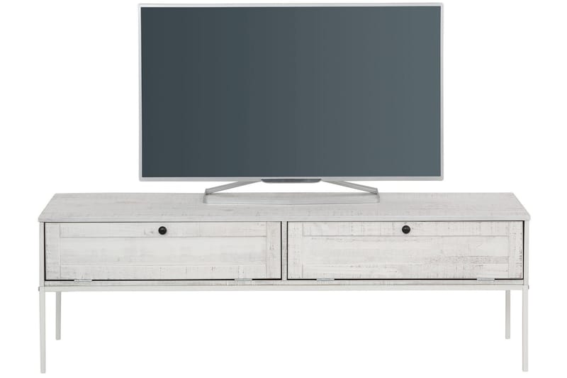 TV-benk Franja 140 cm - Beige|Hvit - Møbler - TV- & Mediamøbler - TV benk & mediabenk