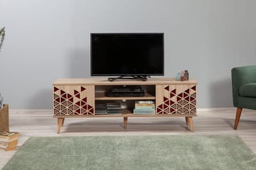 TV-Benk Gillberga 140 cm - Brun - Møbler - TV- & Mediamøbler - TV benk & mediabenk