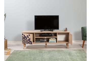 TV-Benk Gillberga 140 cm - Brun - Møbler - TV- & Mediamøbler - TV benk & mediabenk