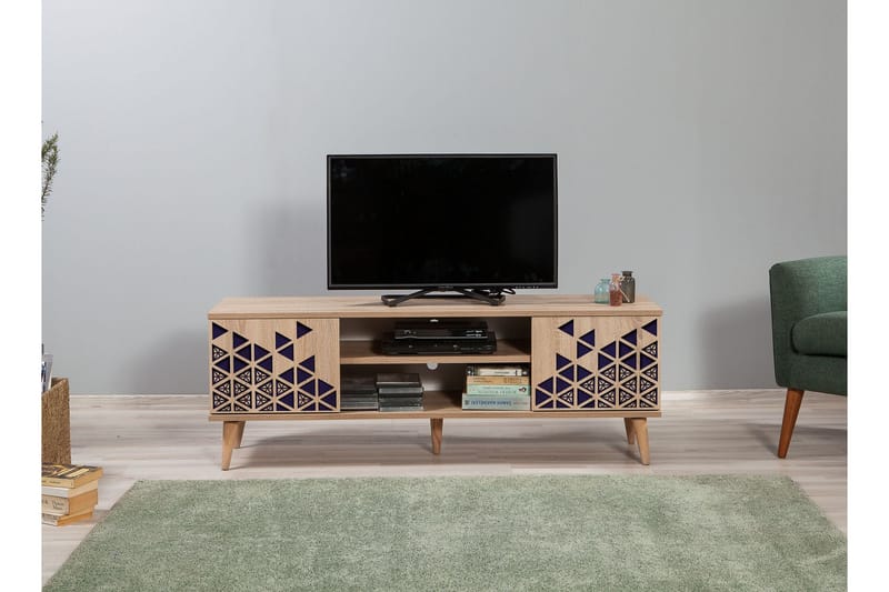 TV-Benk Gillberga 140 cm - Brun - Møbler - TV- & Mediamøbler - TV benk & mediabenk