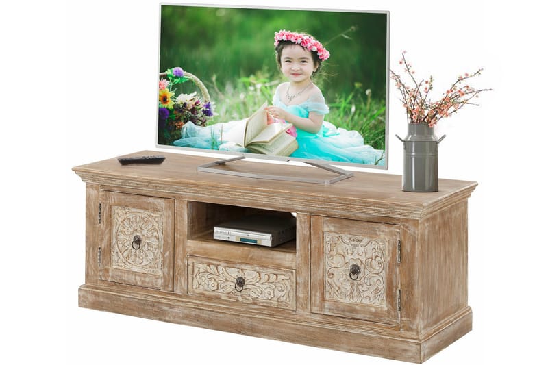 TV-benk Hiran 135 cm - Brun - TV benk & mediabenk