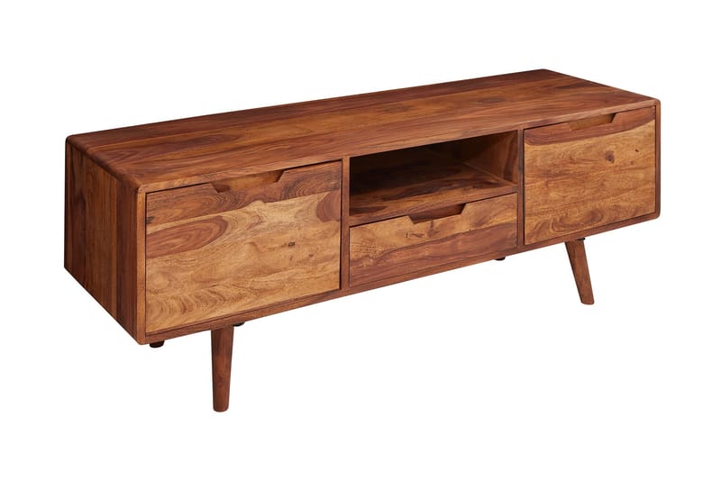 TV-Benk Huntscarth 135 cm - Brun - Møbler - TV- & Mediamøbler - TV benk & mediabenk