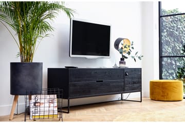 TV-benk Iria 180 cm - Svart Eik - Møbler - TV- & Mediamøbler - TV benk & mediabenk