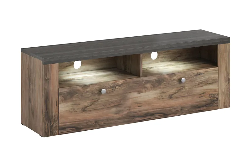 TV-benk Josephson 140 cm, Mørkebrun