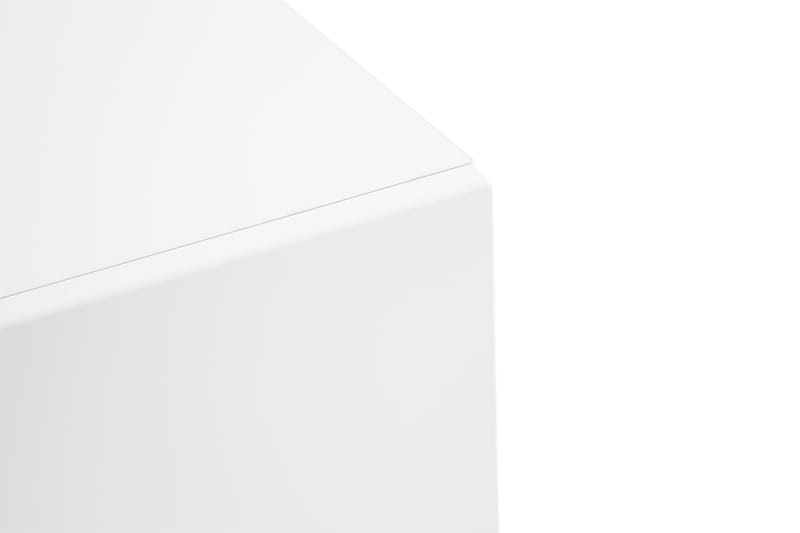 TV-benk Laritstorp 169 cm LED-belysning - Hvit/Høyglans - TV benk & mediabenk