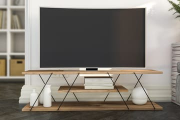 TV-benk Ljusfors 120 cm - Valnøtt - Møbler - TV- & Mediamøbler - TV benk & mediabenk