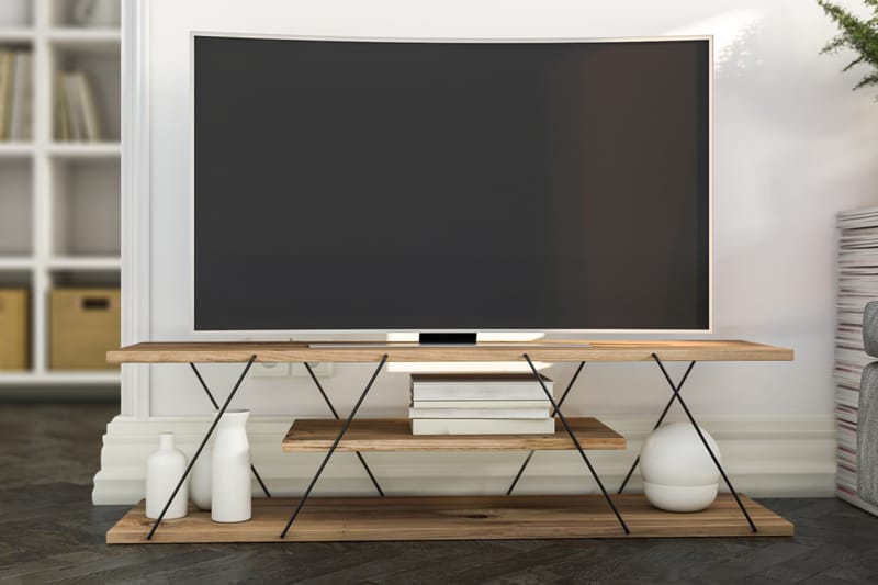 TV-benk Ljusfors 120 cm - Valnøtt - Møbler - TV- & Mediamøbler - TV benk & mediabenk