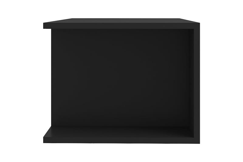 TV-benk med LED-lys svart 90x39x30 cm - Svart - TV benk & mediabenk