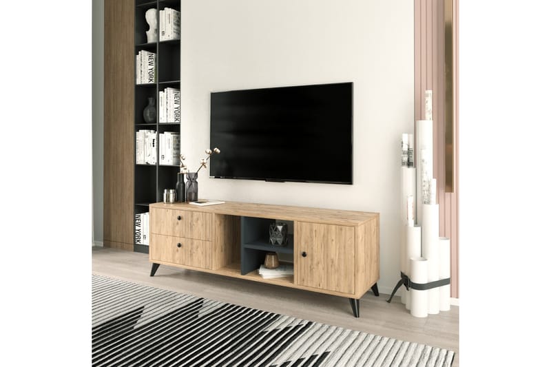 TV-benk Oxaca 150 cm - Natur - TV benk & mediabenk