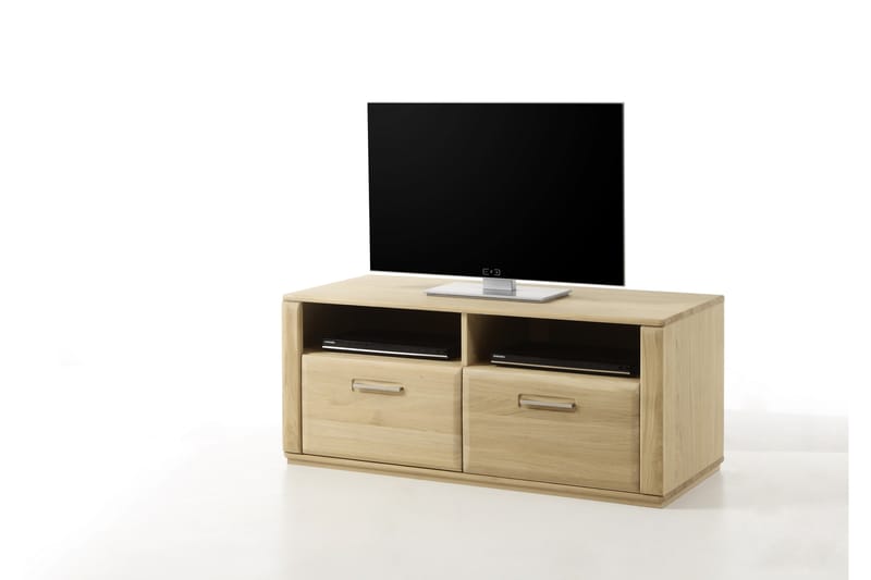 TV-benk Roulan 124 cm - Tre|Natur - TV benk & mediabenk