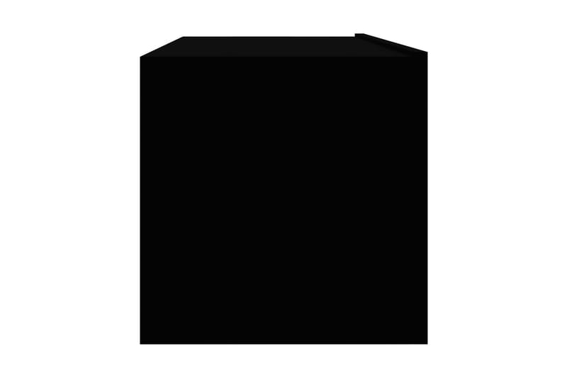 TV-benk svart 100x30x30 cm sponplate - TV benk & mediabenk