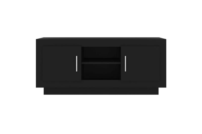 TV-benk svart 102x35x45 cm konstruert tre - Svart - TV benk & mediabenk