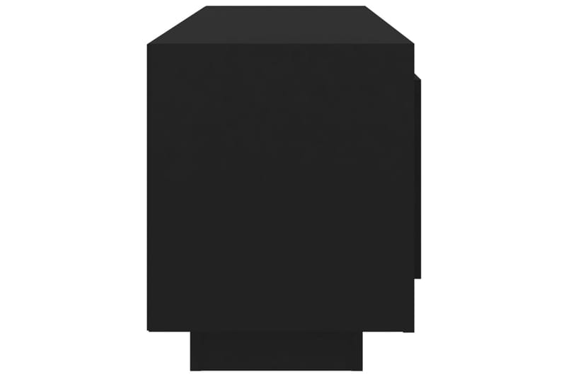 TV-benk svart 102x35x45 cm konstruert tre - Svart - TV benk & mediabenk