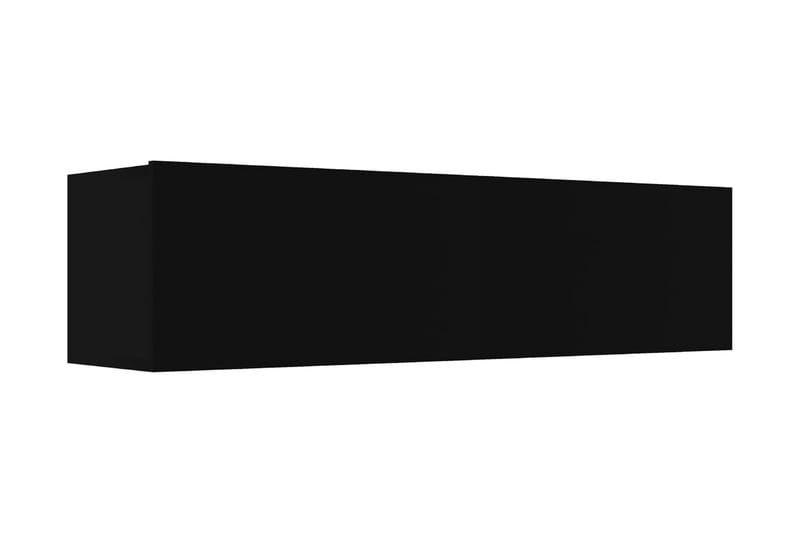 TV-benk svart 120x30x30 cm sponplate - TV benk & mediabenk