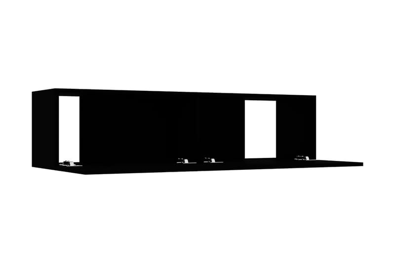 TV-benk svart 120x30x30 cm sponplate - TV benk & mediabenk
