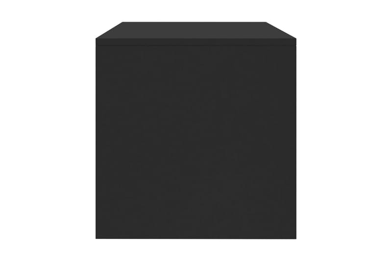 TV-benk svart 120x40x40 cm sponplate - Svart - TV benk & mediabenk