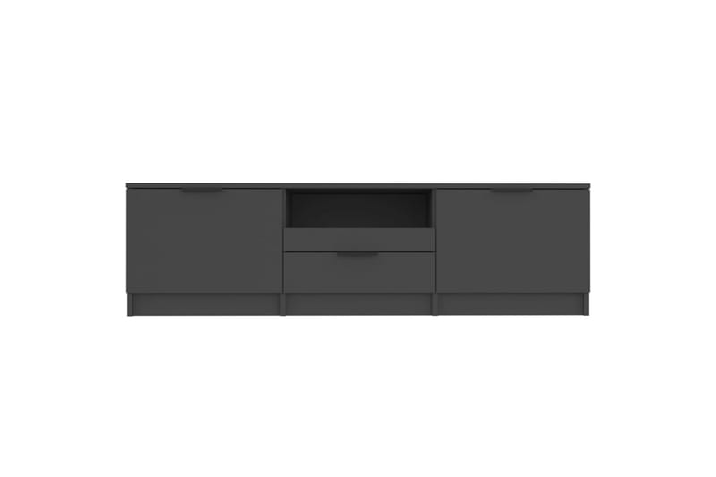 TV-benk svart 140x35x40 cm konstruert tre - Svart - TV benk & mediabenk