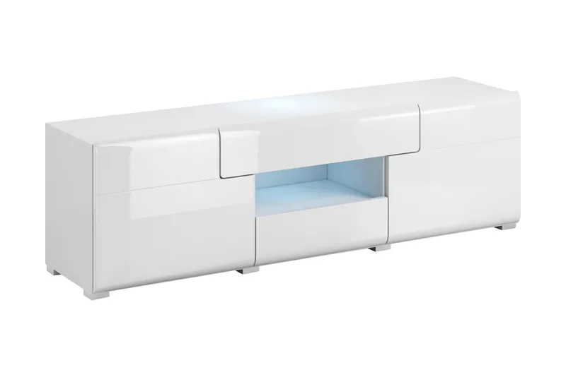 TV-benk Torrao 159 cm, Hvit