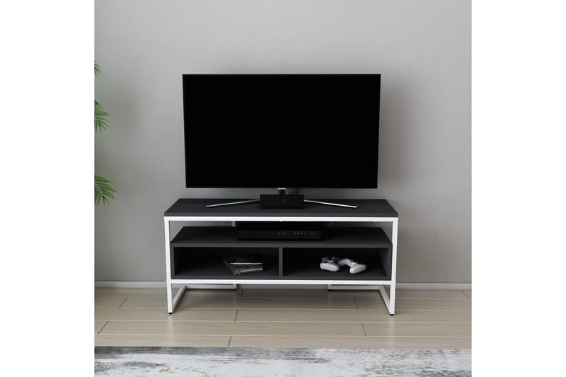 Tv-benk Urgby 110x49,9 cm - Hvit - TV benk & mediabenk