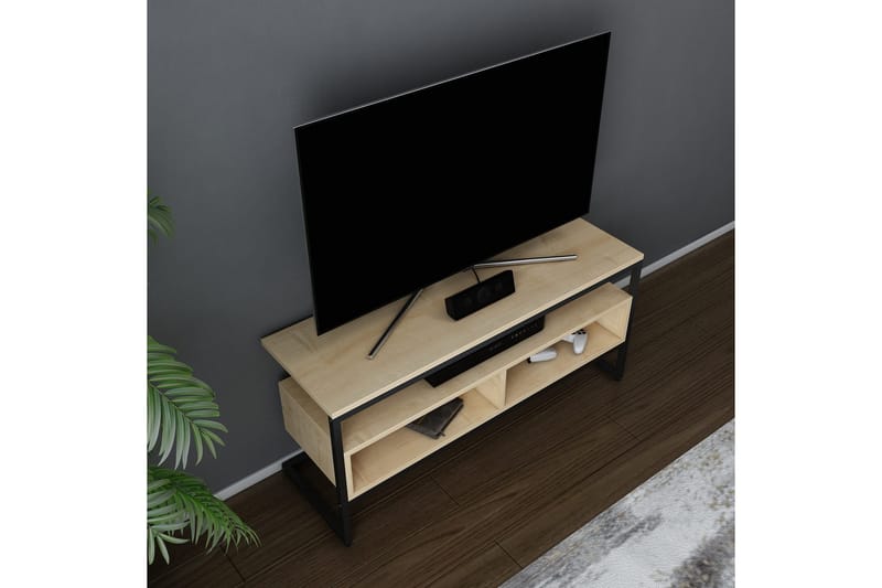 Tv-benk Urgby 110x49,9 cm - Svart - TV benk & mediabenk