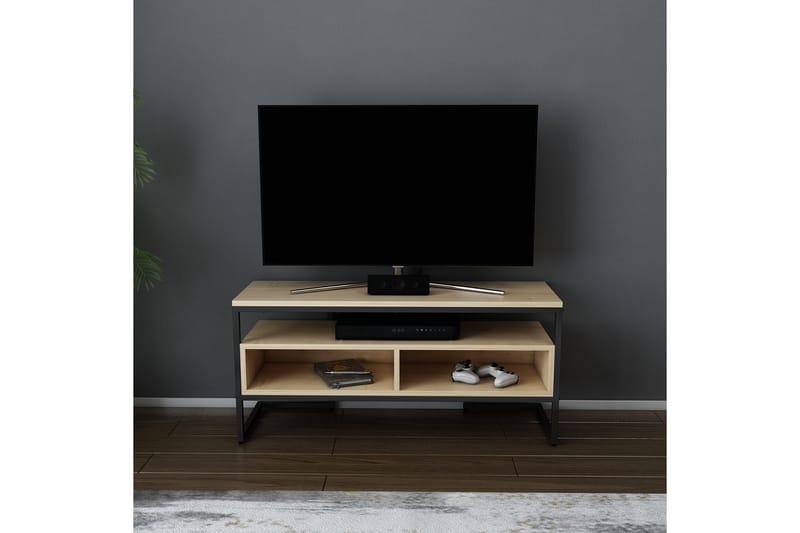 Tv-benk Urgby 110x49,9 cm - Svart - TV benk & mediabenk