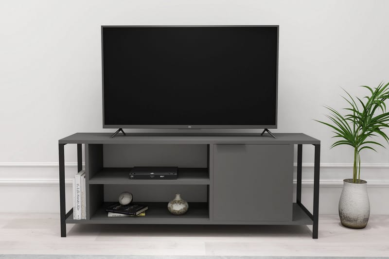 Tv-benk Urgby 120x54 cm - Antrasitt - TV benk & mediabenk
