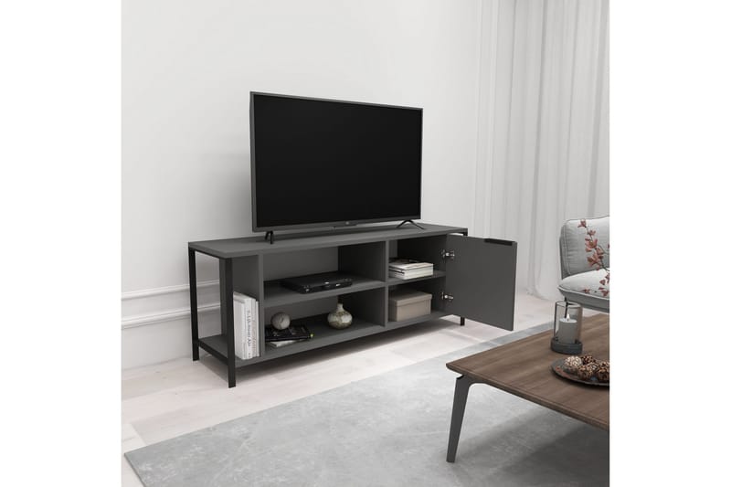 Tv-benk Urgby 120x54 cm - Antrasitt - TV benk & mediabenk