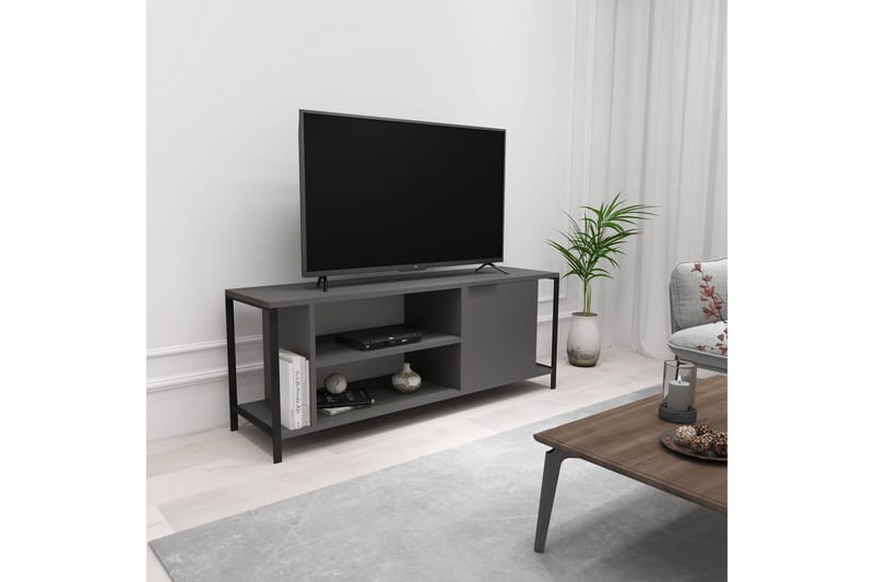 Tv-benk Urgby 120x54 cm - Antrasitt - TV benk & mediabenk