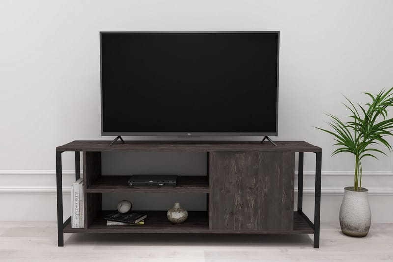 Tv-benk Urgby 120x54 cm - Brun - TV benk & mediabenk