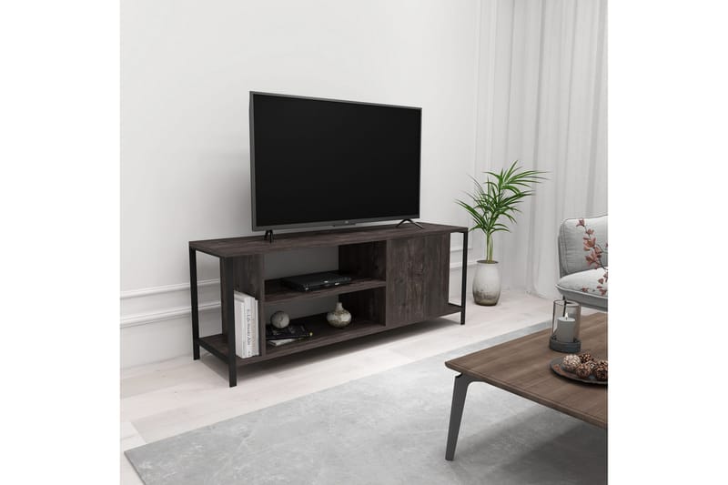 Tv-benk Urgby 120x54 cm - Brun - TV benk & mediabenk