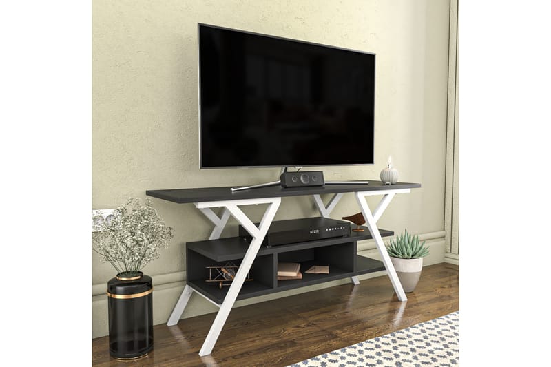 Tv-benk Urgby 120x55 cm - Hvit - TV benk & mediabenk