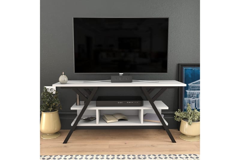 Tv-benk Urgby 120x55 cm - Svart - TV benk & mediabenk