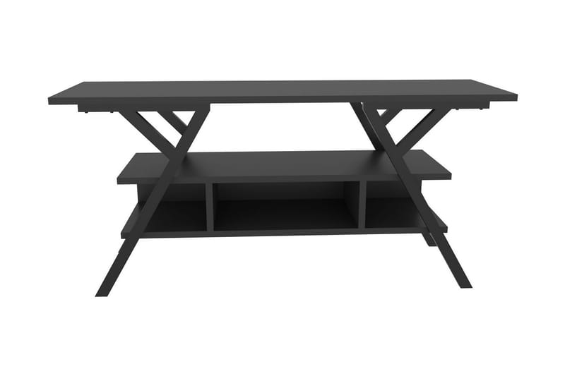 Tv-benk Urgby 120x55 cm - Svart - TV benk & mediabenk