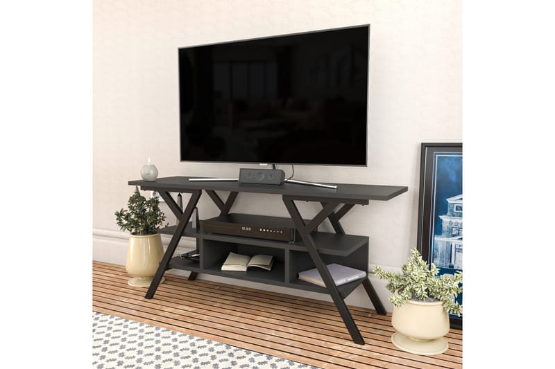 Tv-benk Urgby 120x55 cm - Svart - TV benk & mediabenk