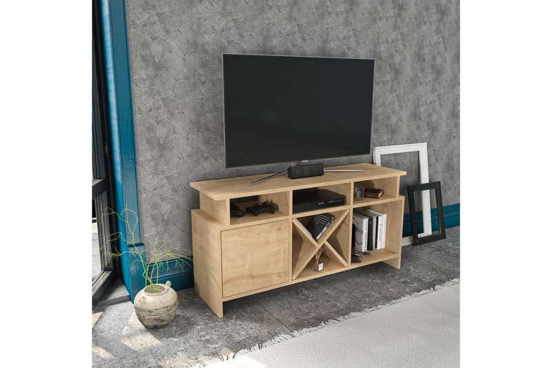 Tv-benk Urgby 120x60,6 cm - Brun - TV benk & mediabenk